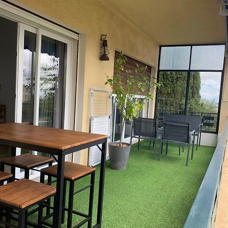 Vence T3 Vue Mer Grande Terrasse Exterior foto